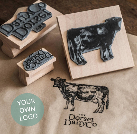 Personalized Wooden Logo Stamp by Stampism®